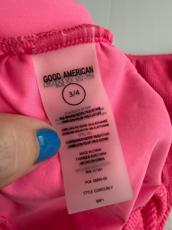 Good American Swimsuit Always Fits Hot Shoulder Bikini 2pc Bathing Suit - Picture 4 of 4